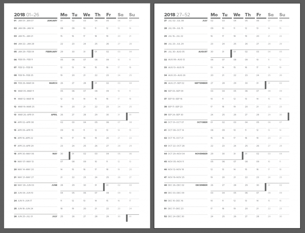 The Compact Calendar, Upgraded The Road Warrior